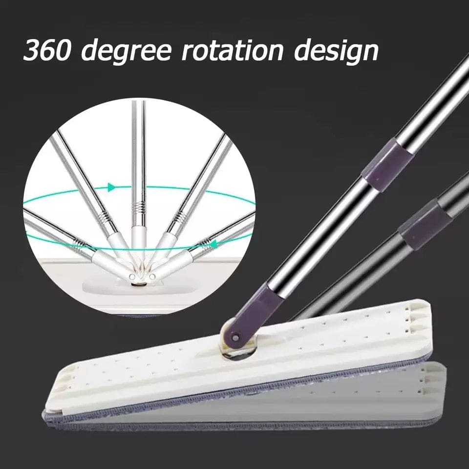 Flat Magic Easy Cleaning Mop, Floors Squeeze Flat Mop, Kitchen Floor Cleaning Tool, Flat Squeeze Mop and Bucket, Hand-Free Wringing Floor Cleaning Mop, Wet or Dry Usage Magic Automatic Spin Self Cleaner Flat Magic Easy Cleaning Mop, Floors Squeeze Flat Mop, Kitchen Floor Cleaning Tool, Flat Squeeze Mop and Bucket, Hand-Free Wringing Floor Cleaning Mop, Wet or Dry Usage Magic Automatic Spin Self Cleaner